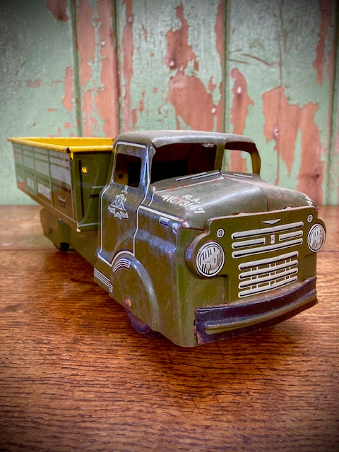 Vintage tin green Truck