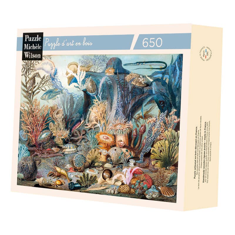 Life Of The Ocean Hand-cut Art Wooden Jigsaw Puzzle - Harold&Charles