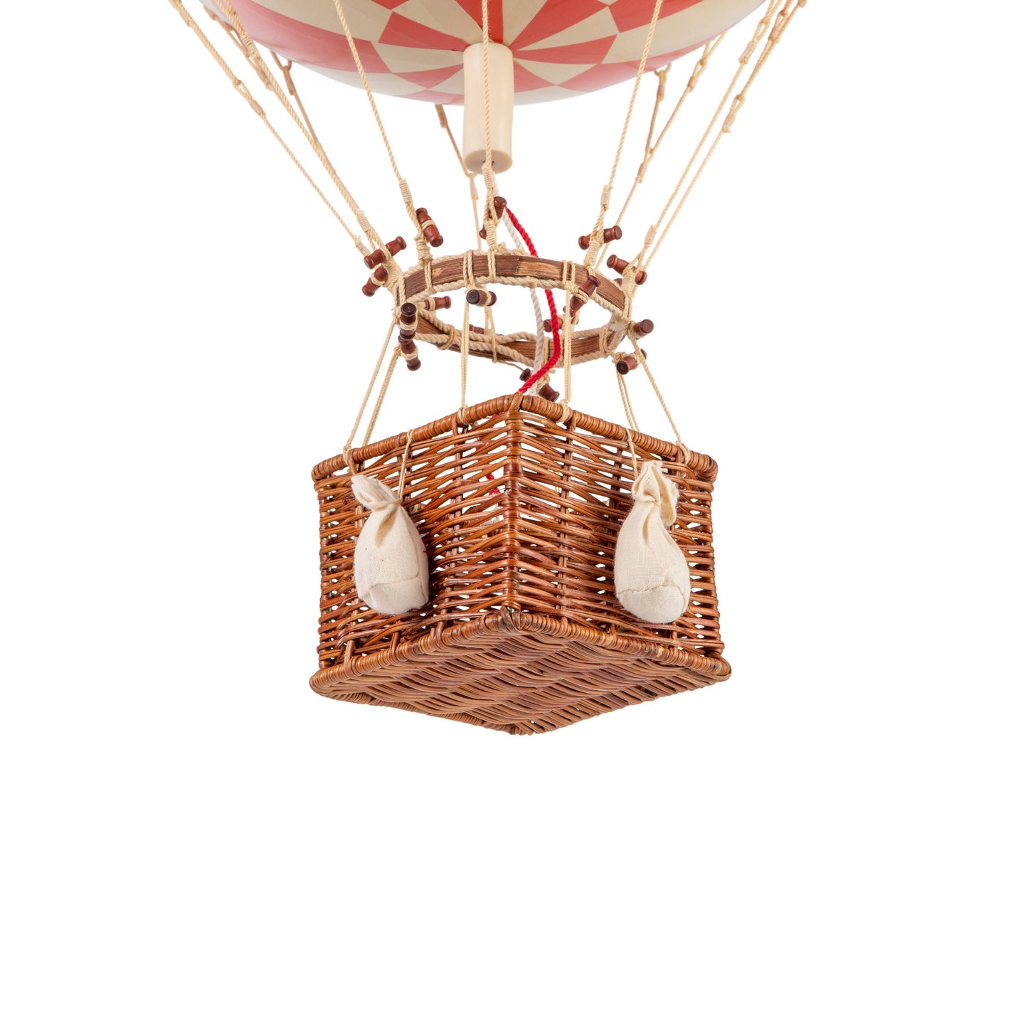 Royal Aero Hot Air Balloon - Large - Red Check by Authentic Models - Harold&Charles