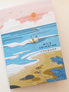 Wild Swimming Logbook | Sea Swimming Notebook Coastal Gift | A5 | Logbook | Onneke