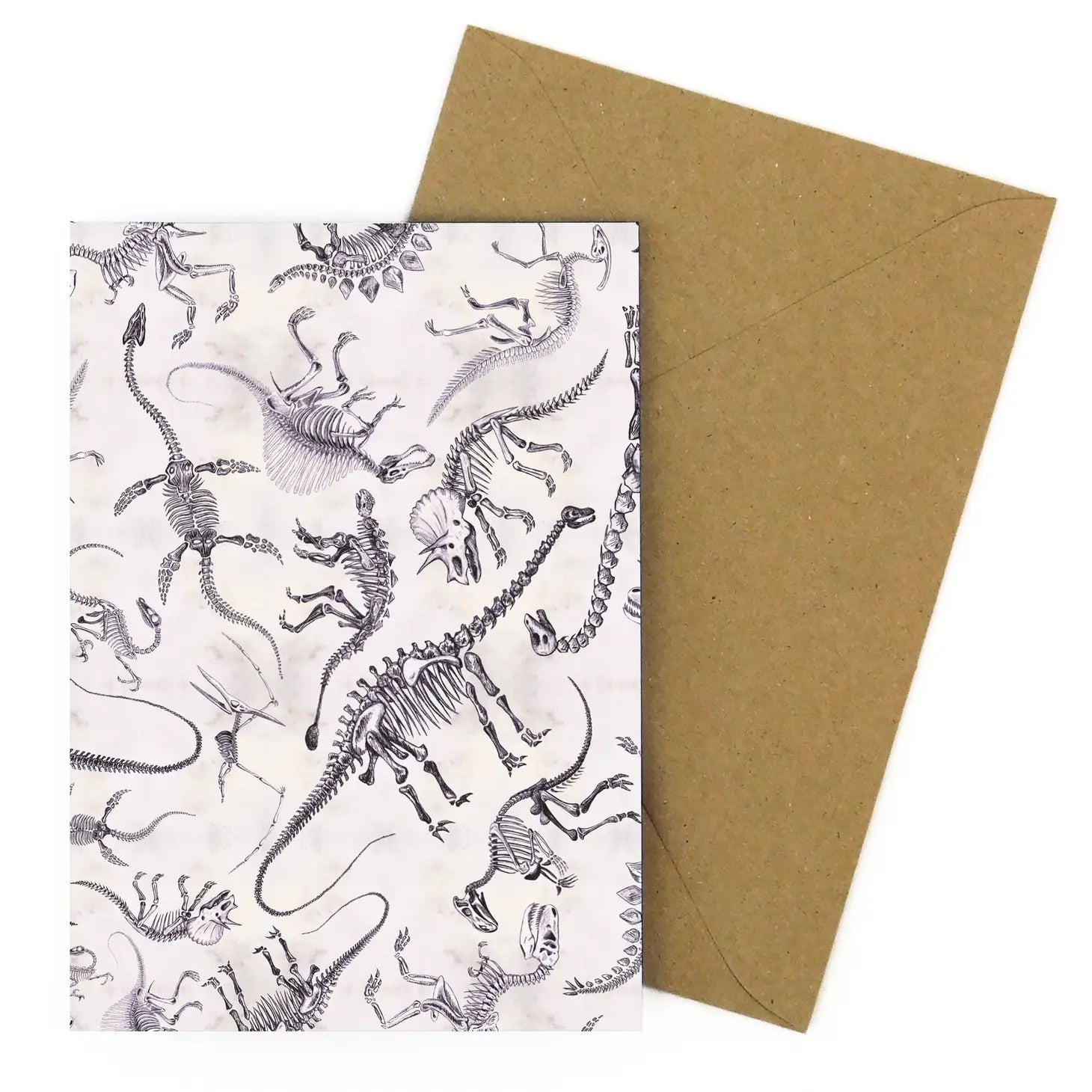 Mesozoic Dinosaur Print | Greeting Card | Also the Bison |