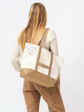 Market Canvas Tote in Natural Forestbound Bags