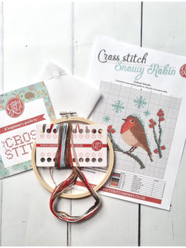Snowy Robin Cross Stitch Kit
