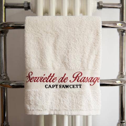 Luxurious Shave Towel by Captain Fawcett - Harold&Charles