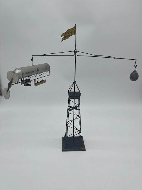 German tin Zeppelin Model