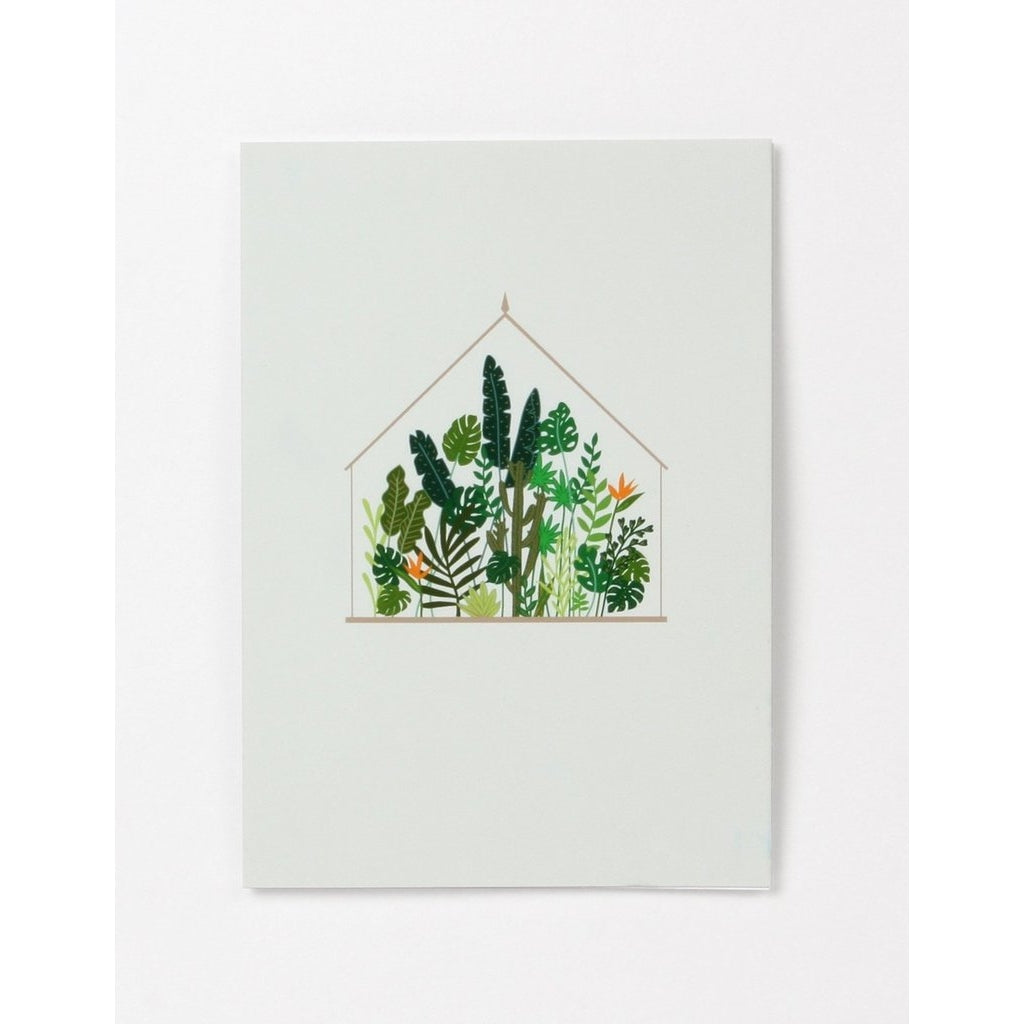 Green House Pop-up Greeting Card UWP Luxe - Harold&Charles