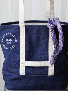 Reclaimed Denim Market Tote Forestbound Bags