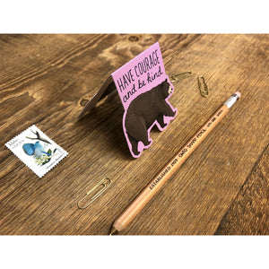 Courage Bear Magnetic Bookmark