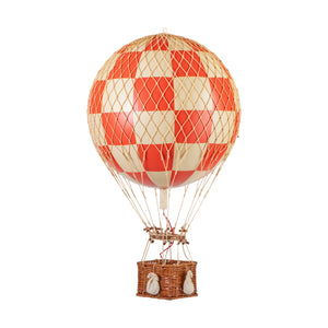 Royal Aero Hot Air Balloon - Large - Red Check by Authentic Models - Harold&Charles