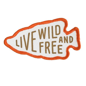 Live Wild and Free Patch Sendero Provisions - Harold&Charles
