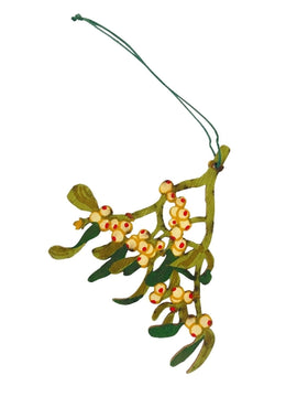 Wooden Mistletoe Decoration