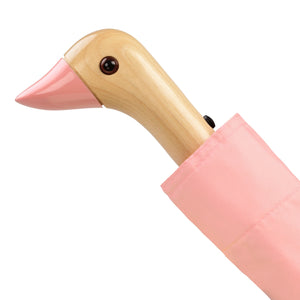 Pink Compact Eco-Friendly Wind Resistant Umbrella by Original Duckhead