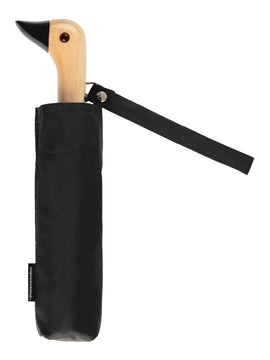 Black Compact Eco-Friendly Wind Resistant Umbrella by Original Duckhead