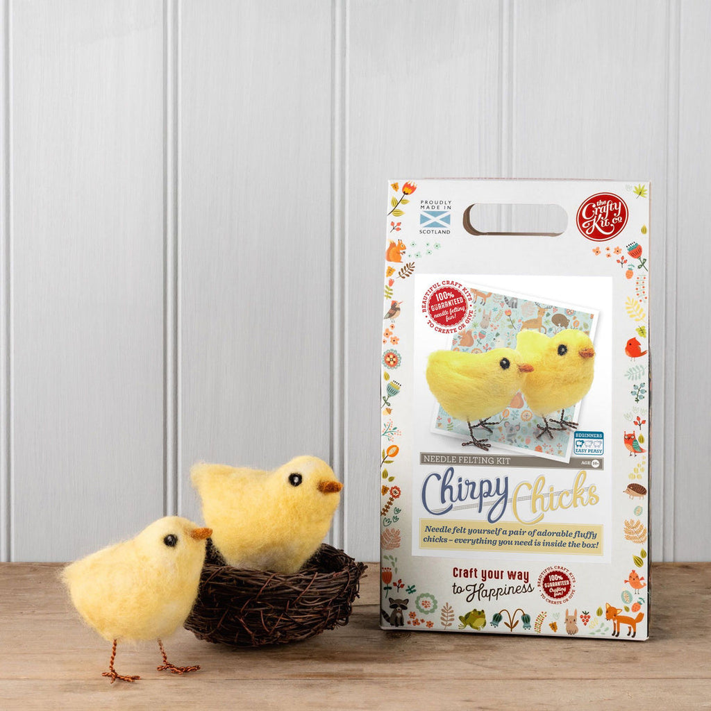 Chirpy Chicks Needle Felting Kit - Harold&Charles