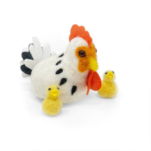 Hen & Chicks Needle Felting Kit