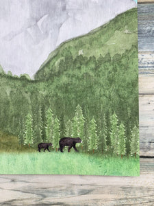 Bear A5 Notebook by Samantha Hall
