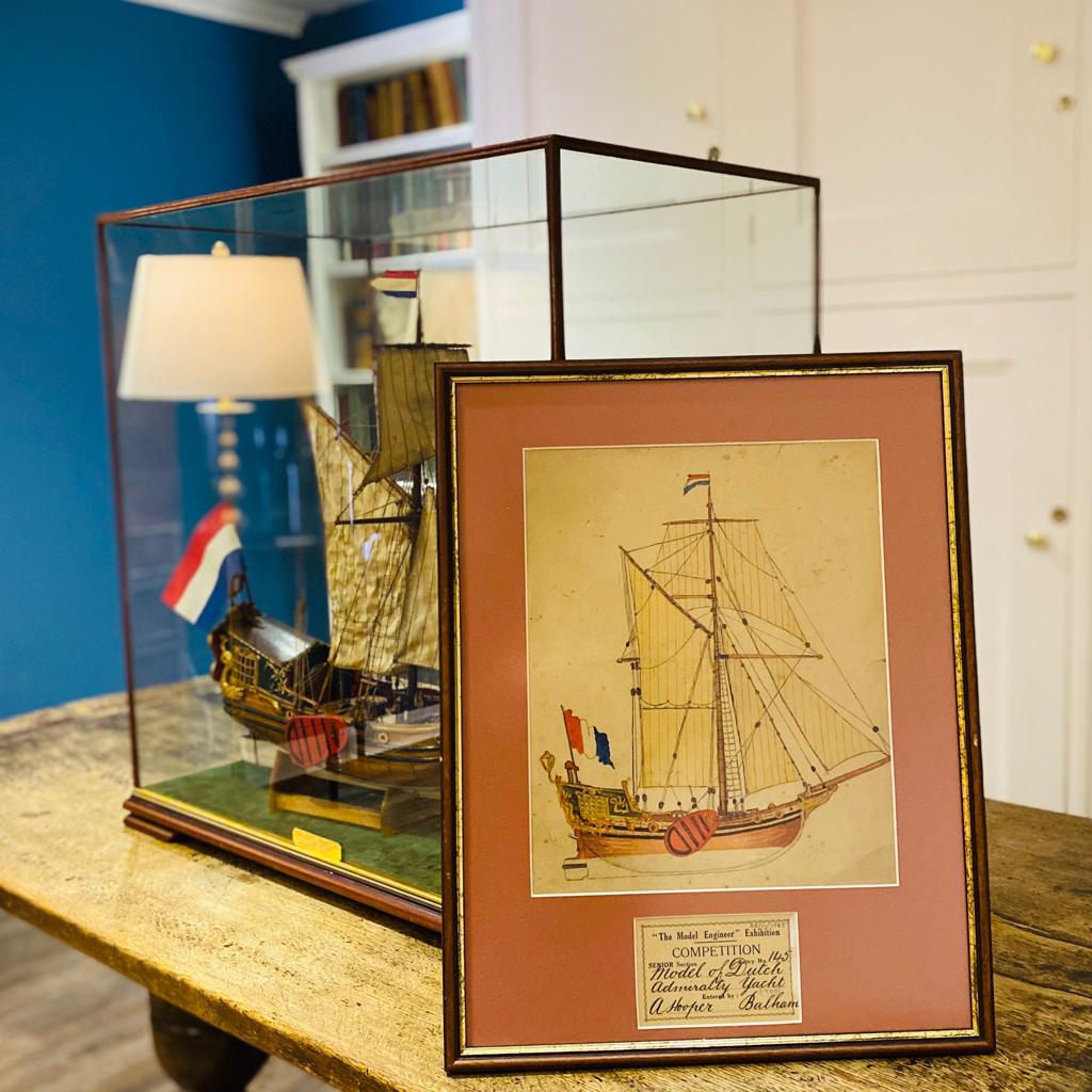 Model of Dutch Admiralty yacht - Harold&Charles
