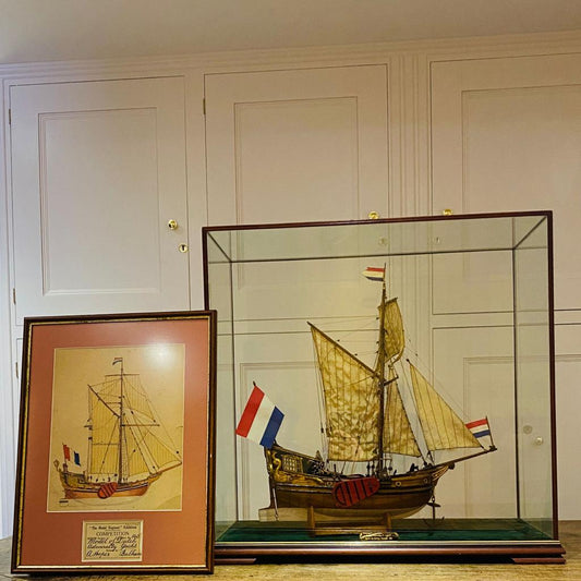 Model of Dutch Admiralty yacht - Harold&Charles