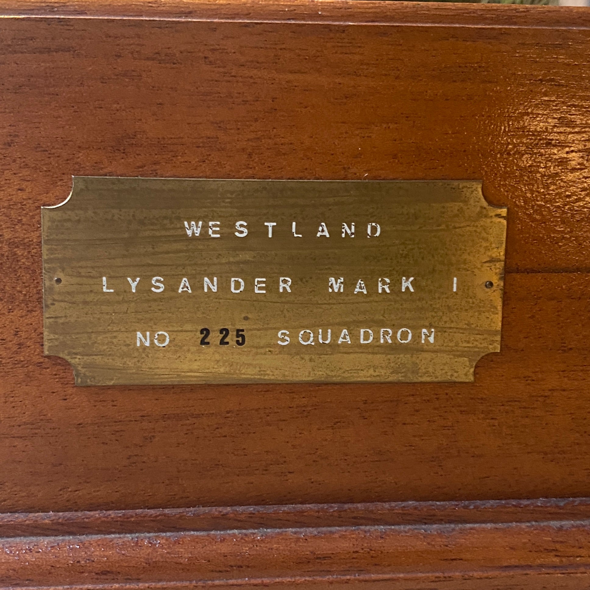 Westland Lysander Mark I Squadron 225 Model