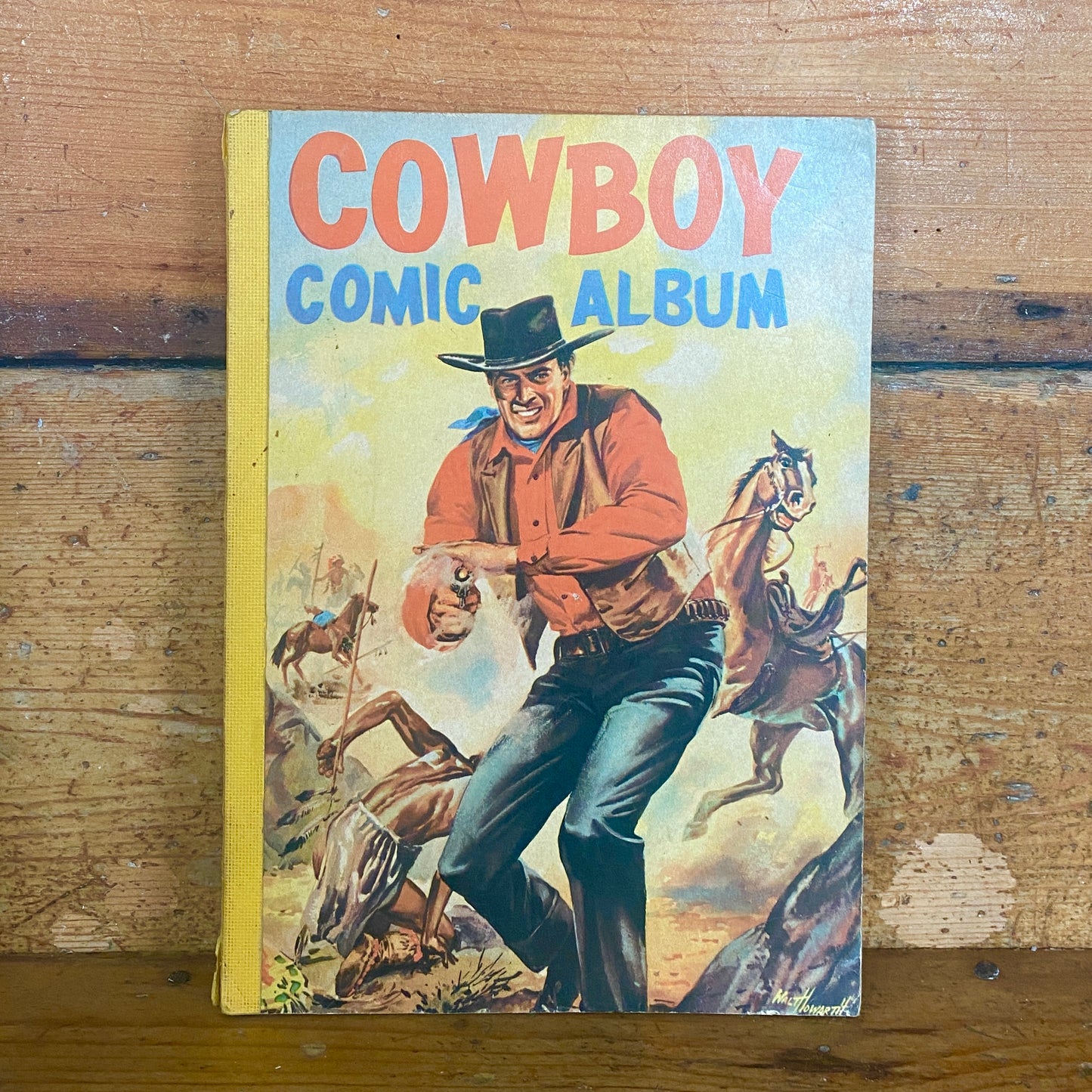 Vintage Cowboy Comic Album No.5 by Walt Howarth