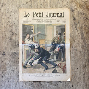 Vintage Newspaper Le Petit Journal