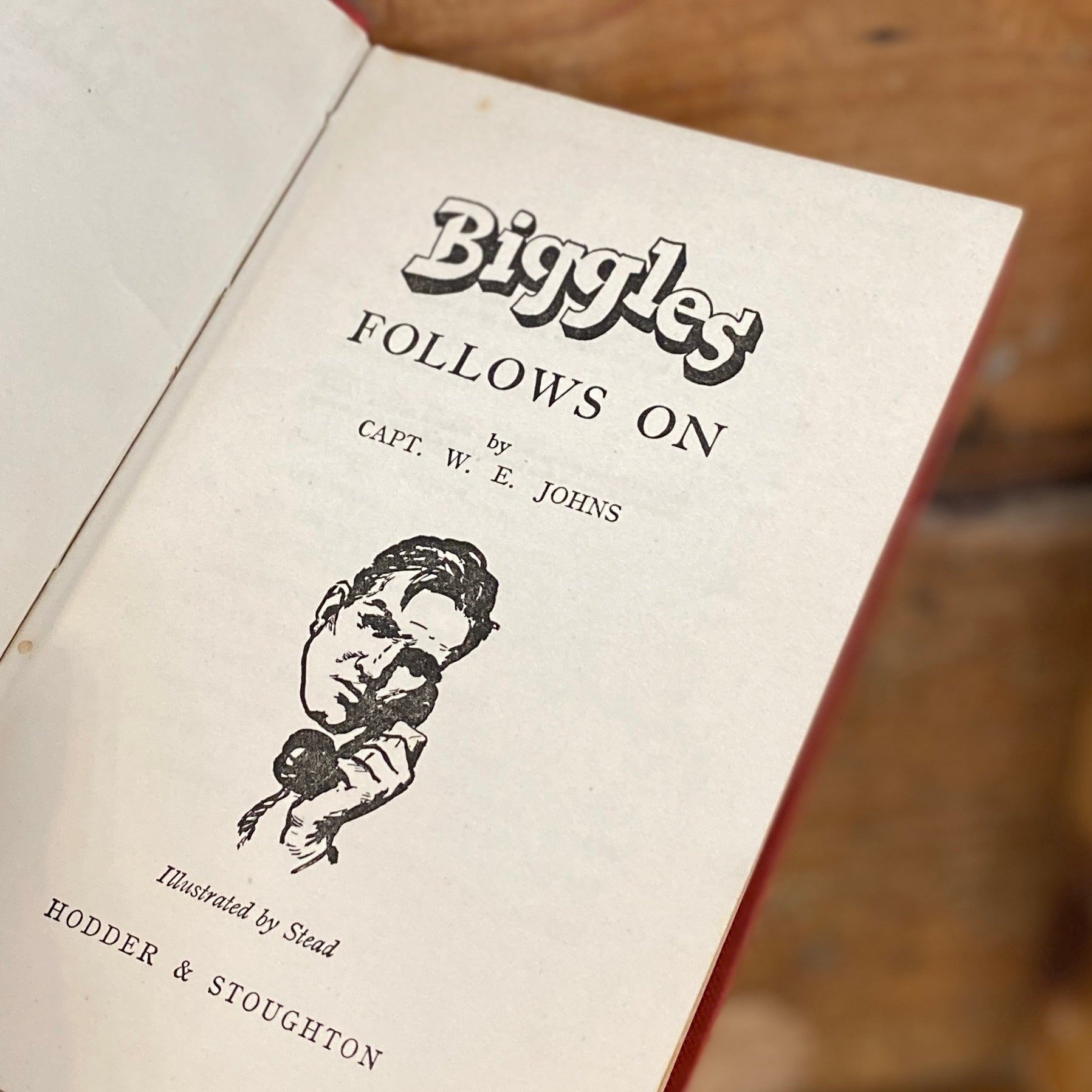 Biggles Follows On by Capt. W. E. Johns Vintage Book