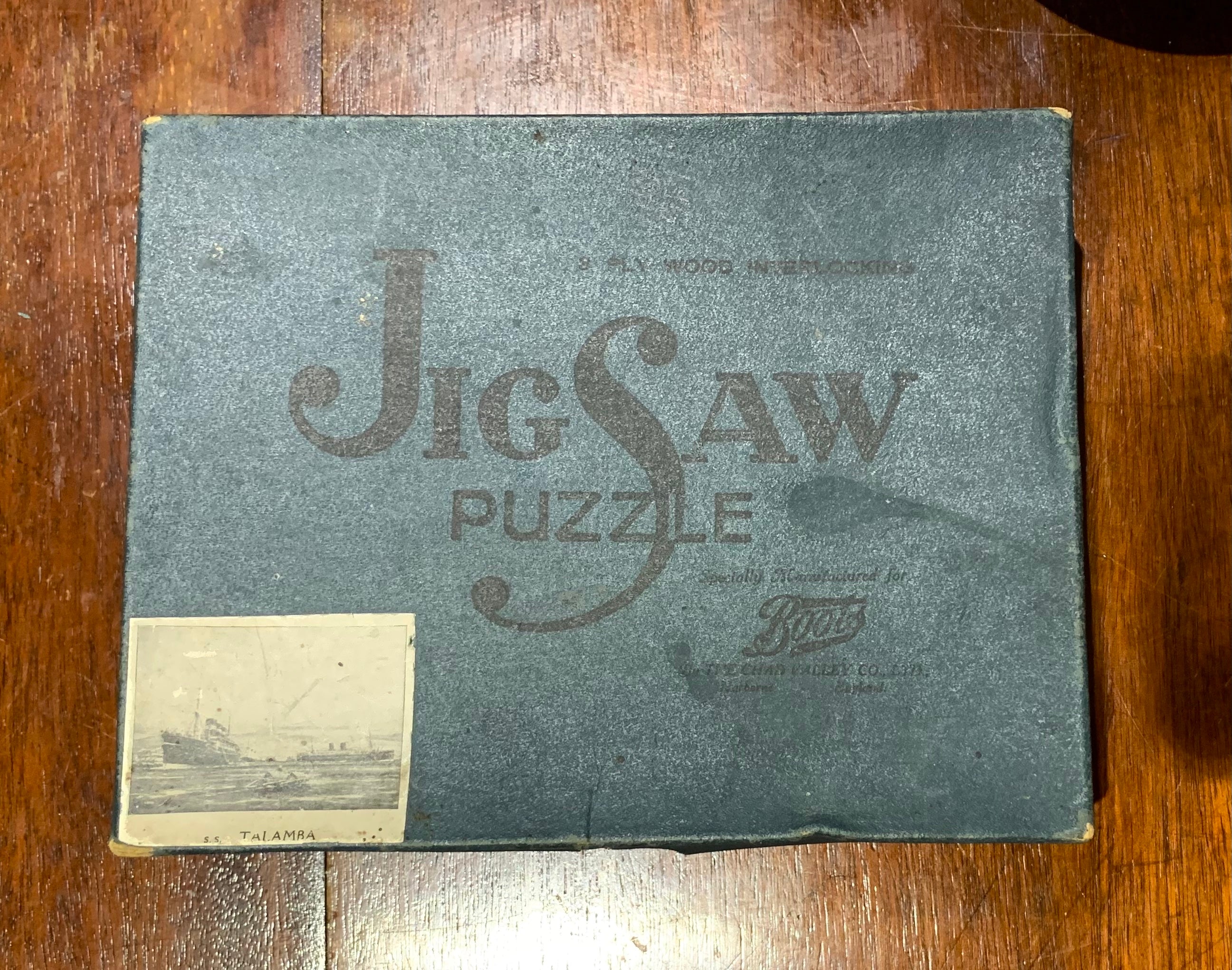 Vintage JigSaw Puzzle - 3 ply wood interlocking by Boots