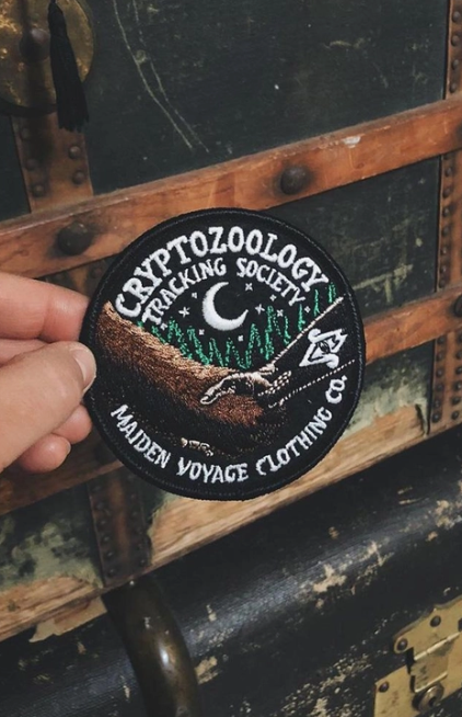 Friends of Cryptid Wildlife Patch - Cryptozoology Tracking Society - Glow in the Dark