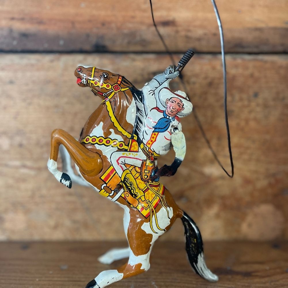 1930's collectors Louis Marx Cowboy with working lasso! - Harold&Charles