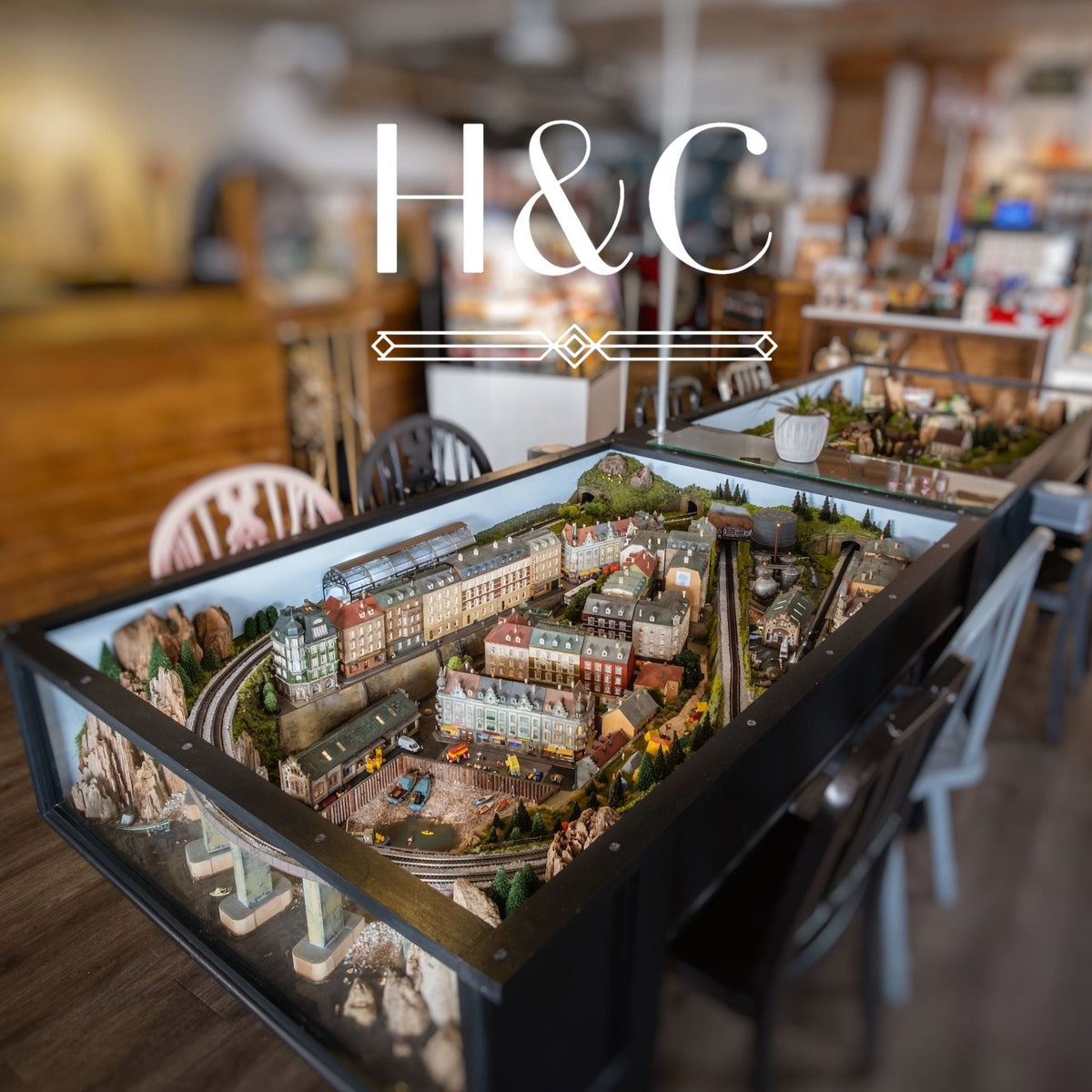 Model Train Resturant Model Train Layout Tables Custom Train Table – TrainDame Blog