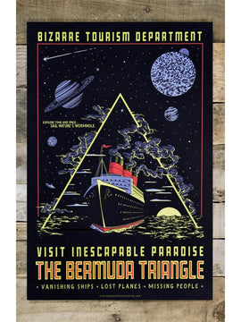 Bermuda Triangle - Glow in the Dark Poster