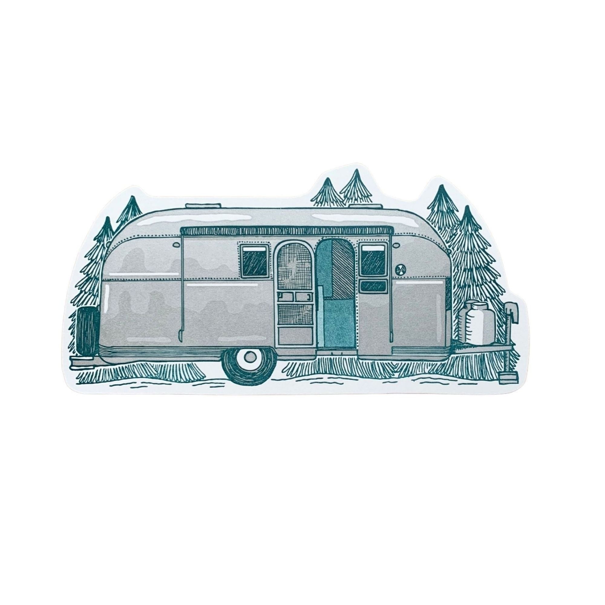 Silver Camper Postcard by Noteworthy Paper & Press - Harold&Charles