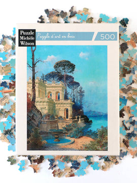 Villa by The Lake Hand-cut Art Wooden Jigsaw Puzzle