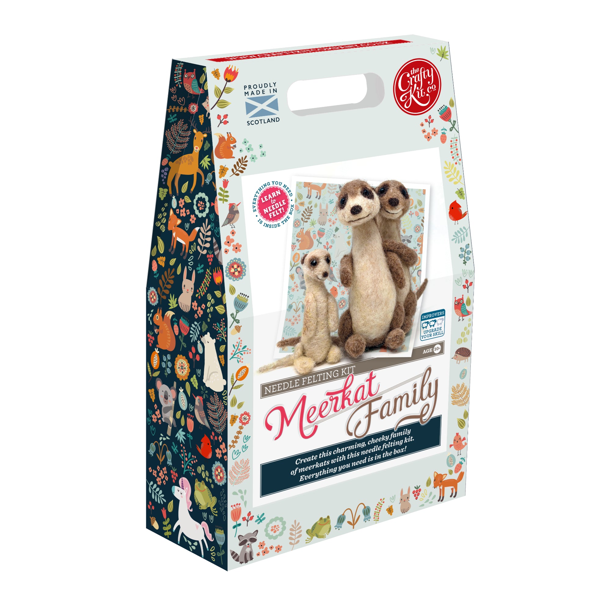 Meerkat Family Needle Felting Kit