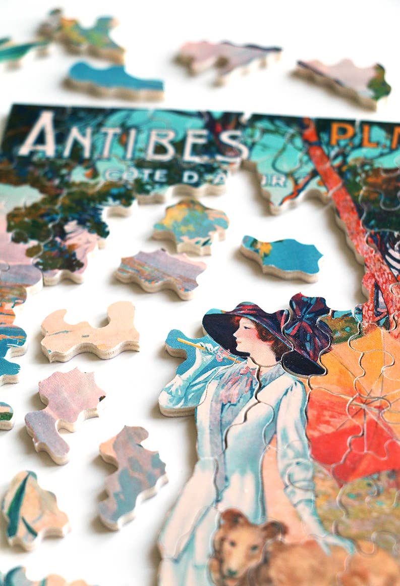 Antibes Hand-cut Art Wooden Jigsaw Puzzle - Harold&Charles
