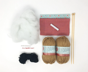 Knit your own Teddies Kit - Harold&Charles
