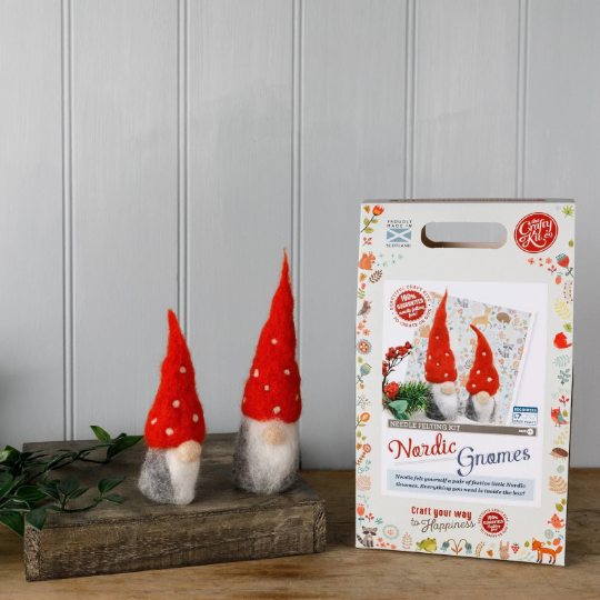 Nordic Gnomes Needle Felting Kit - Harold&Charles