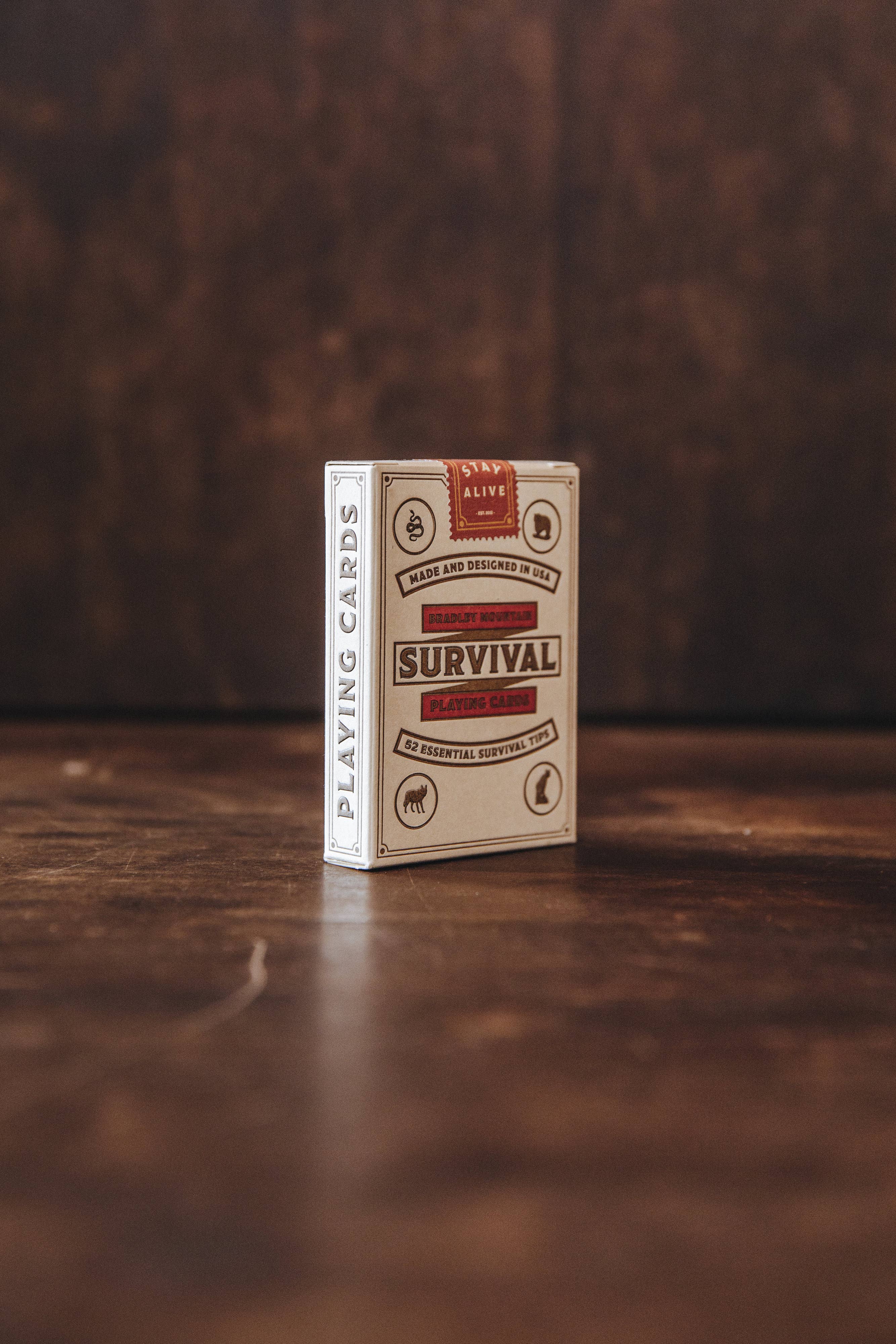Survival Playing Cards by Bradley Mountain - Harold&Charles