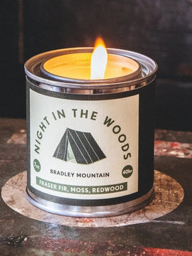 Bradley Mountain Night In The Woods Candle