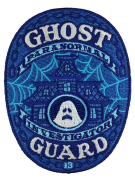 Ghost Guard: Paranormal Investigator Embroidered Patch Glow In The Dark